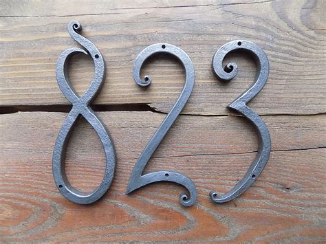 metal house numbers antique|metal house numbers 5 inch.